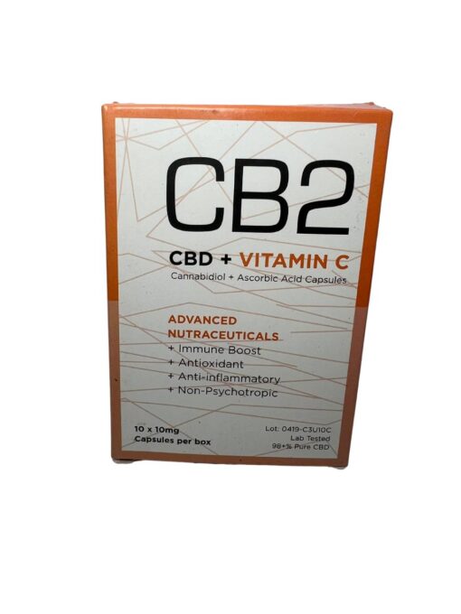 CB2 CBD + Vitamin C 100mg Capsules