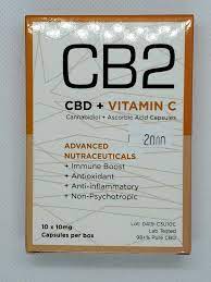 CB2 CBD + Vitamin C 100mg Capsules